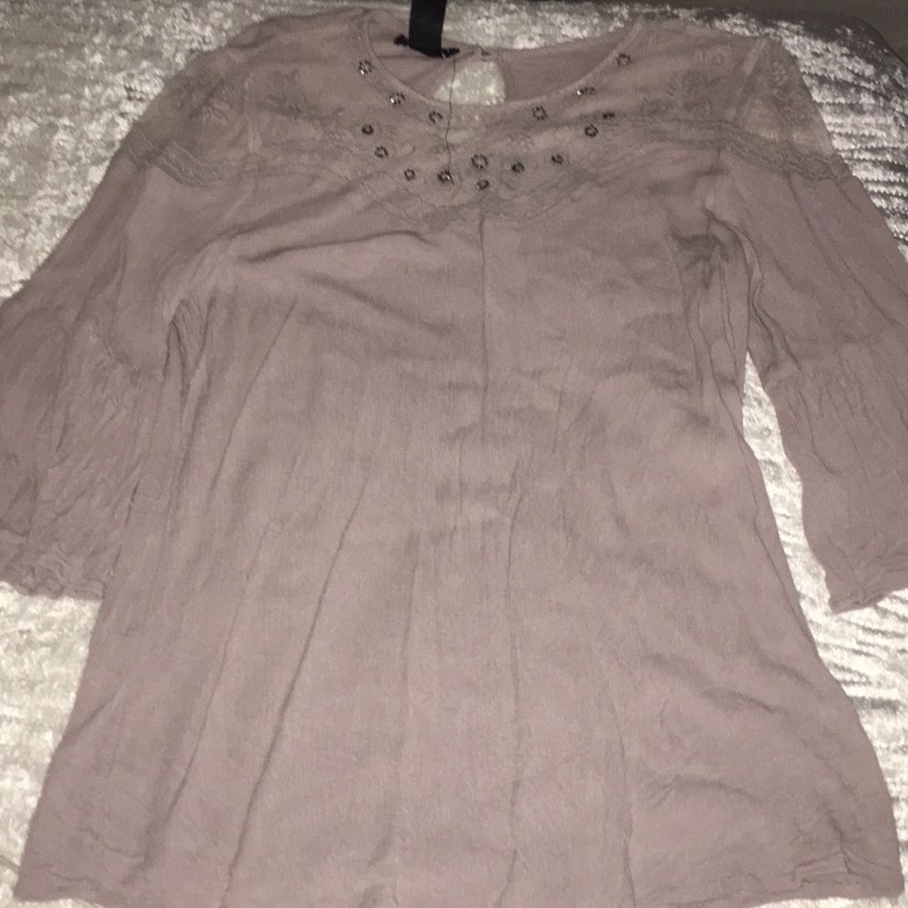 light purple blouse